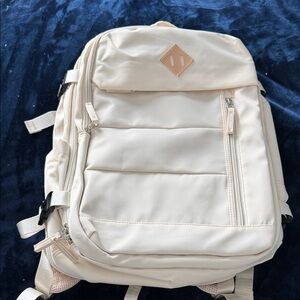 Elegant Cream Backpack for Men